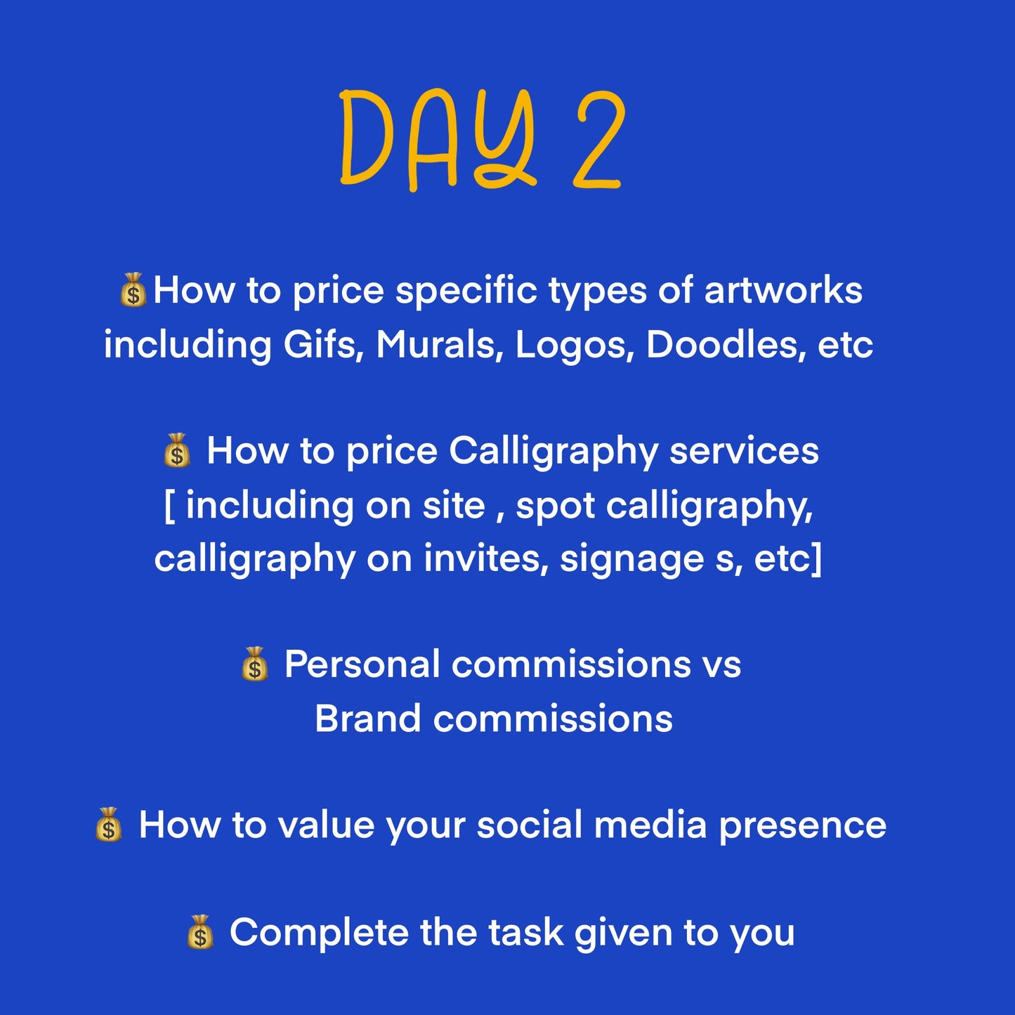 Art Pricing Workshop