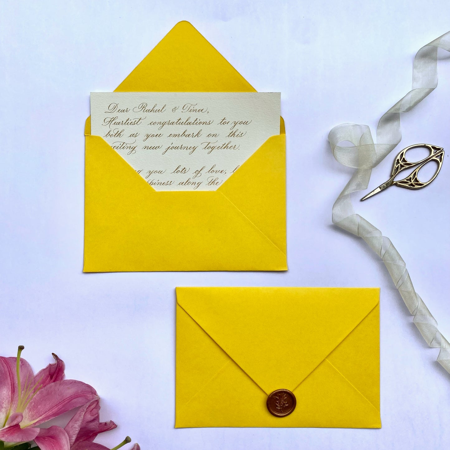 A5 Envelopes for Calligraphy