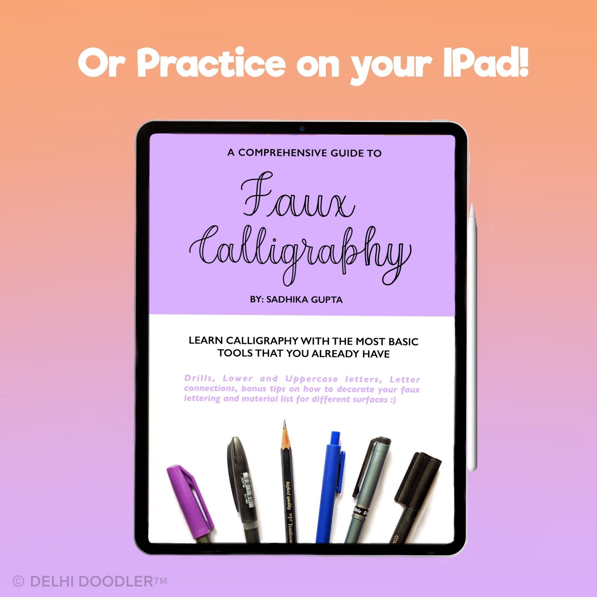 Faux Calligraphy Workbook