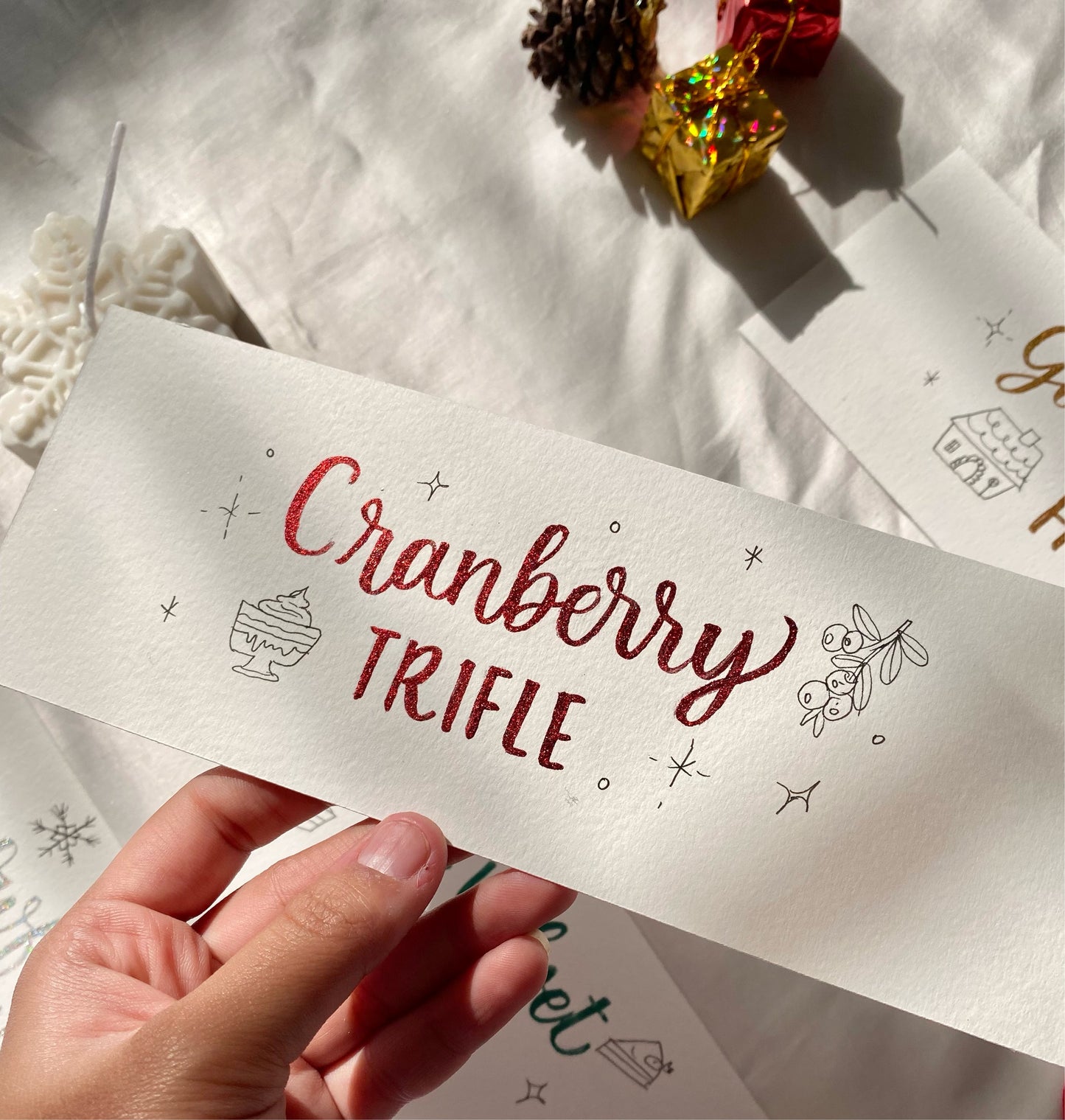 Christmas on my plate- Watercolor Palette