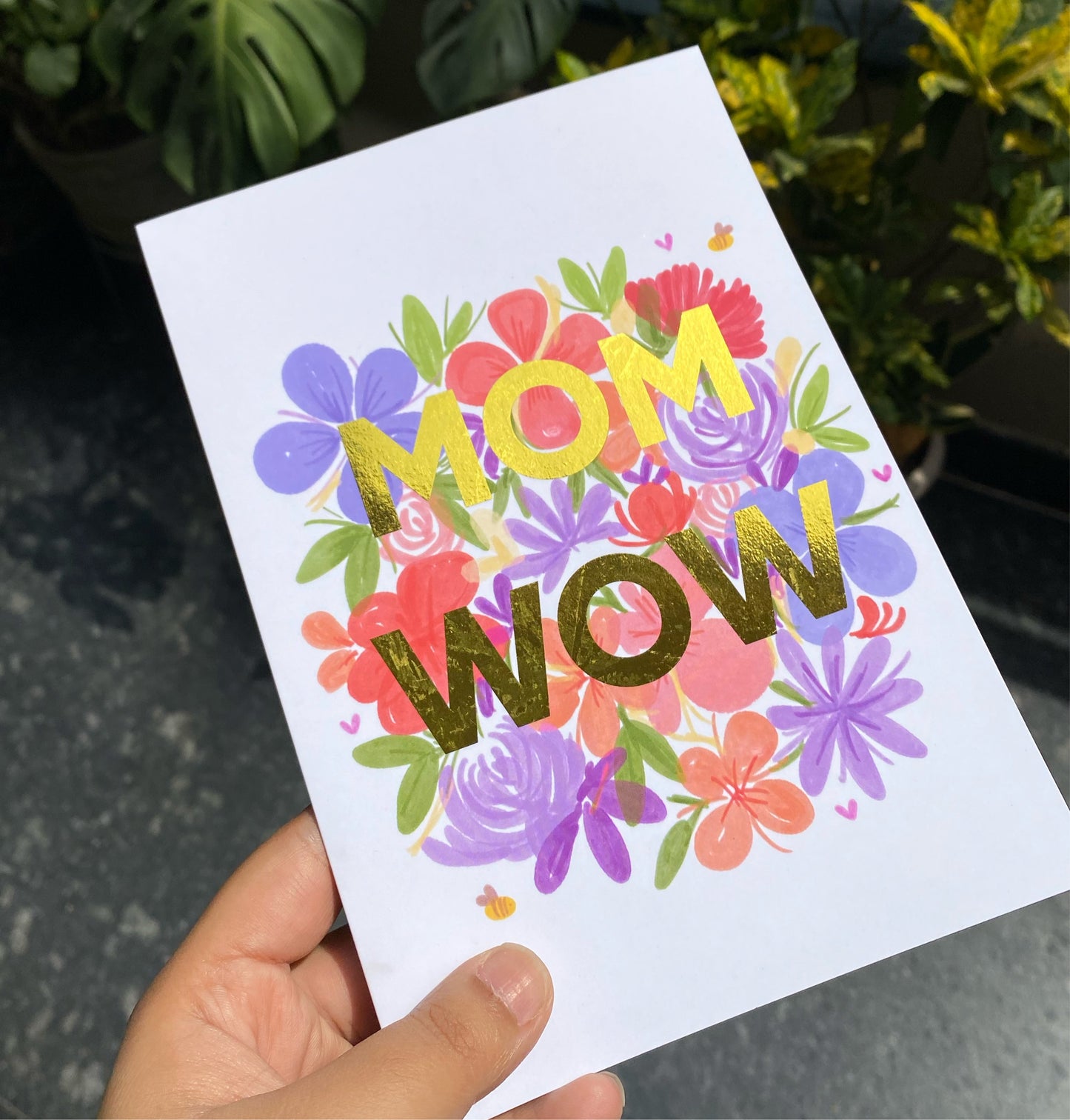 Greeting card for Mom