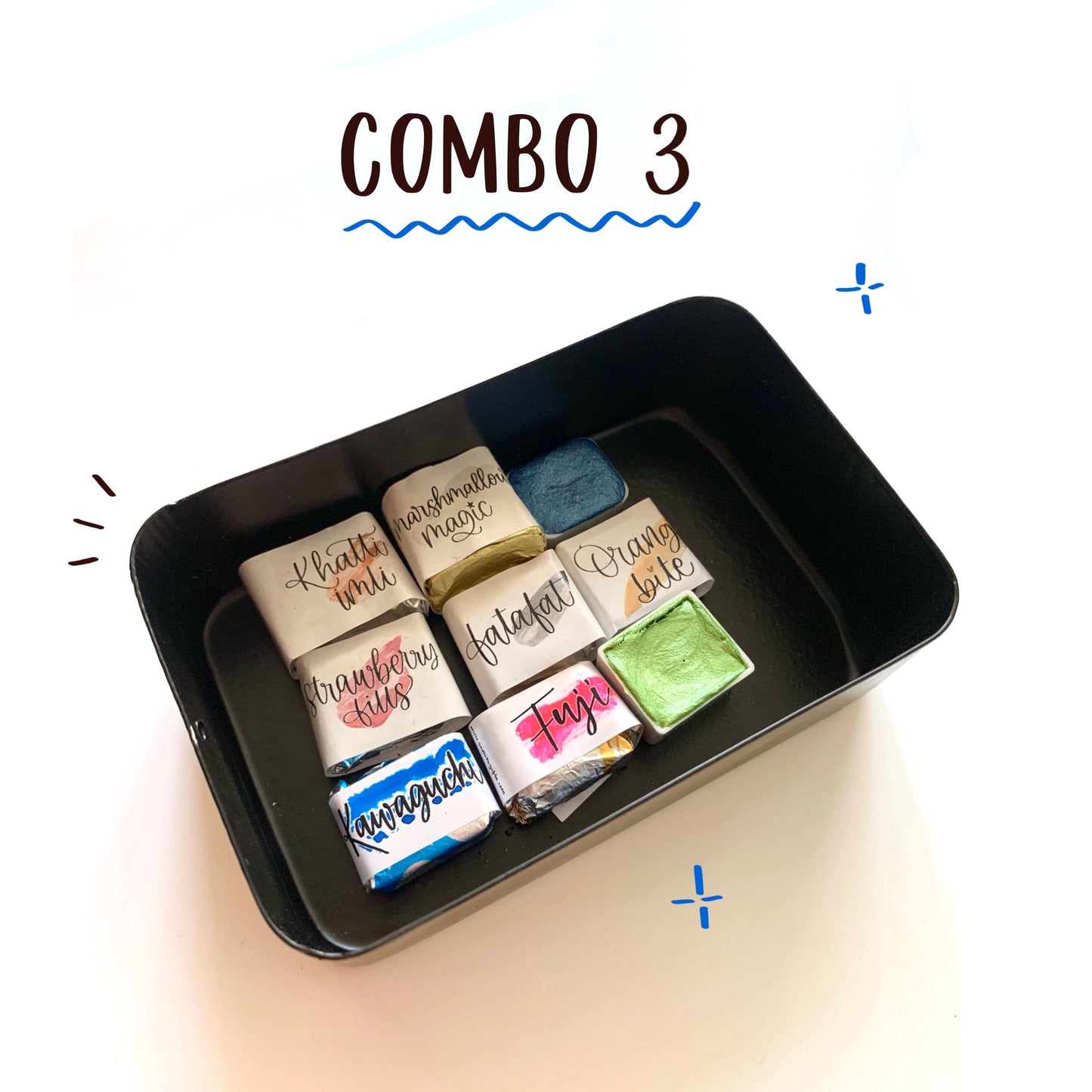 Watercolor Combos- Tutti Frooti + Neon