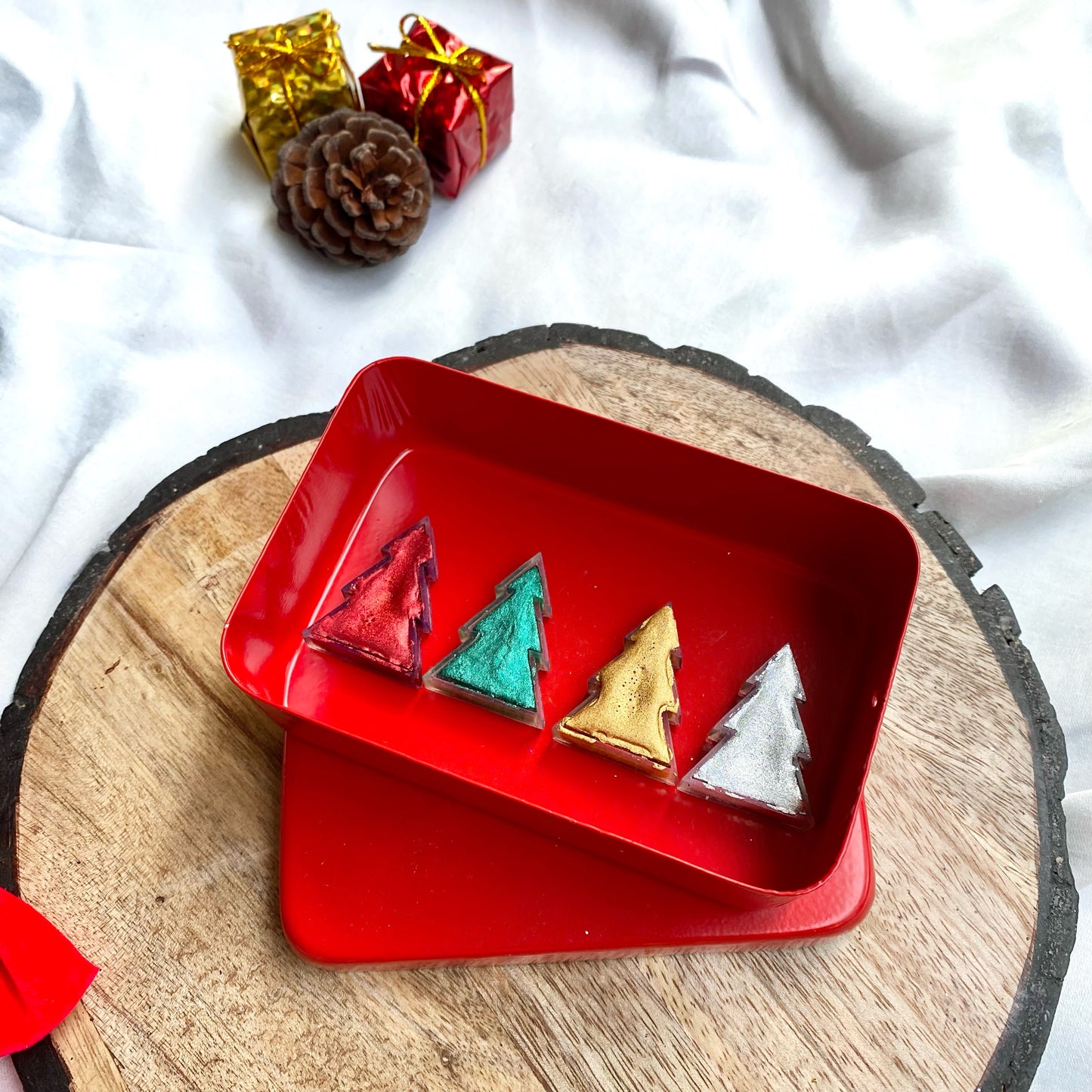 Christmas on my plate- Watercolor Palette