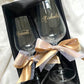 Personalised Engraved Champagne / Wine Glasses