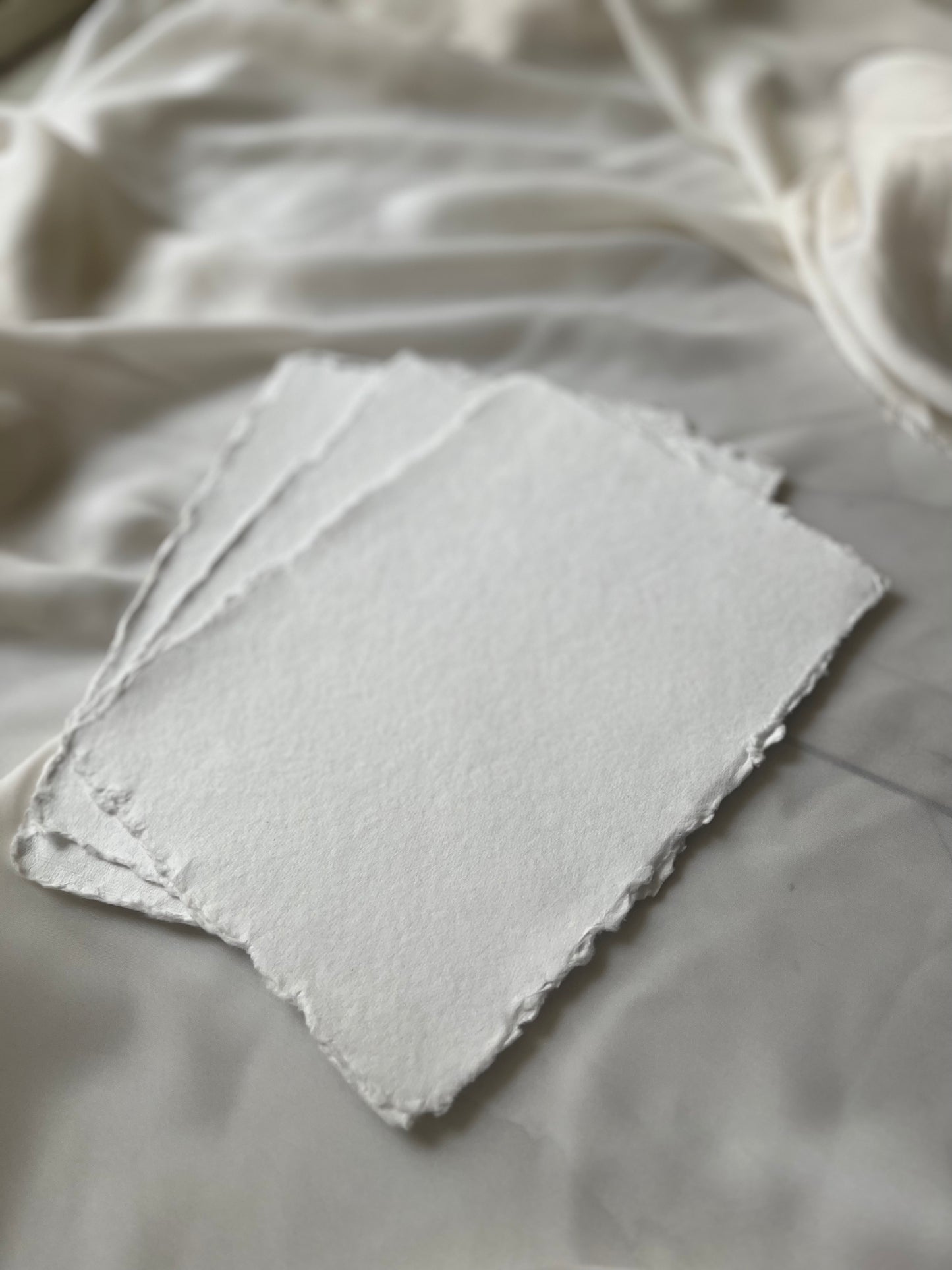 Deckled edge Handmade sheets
