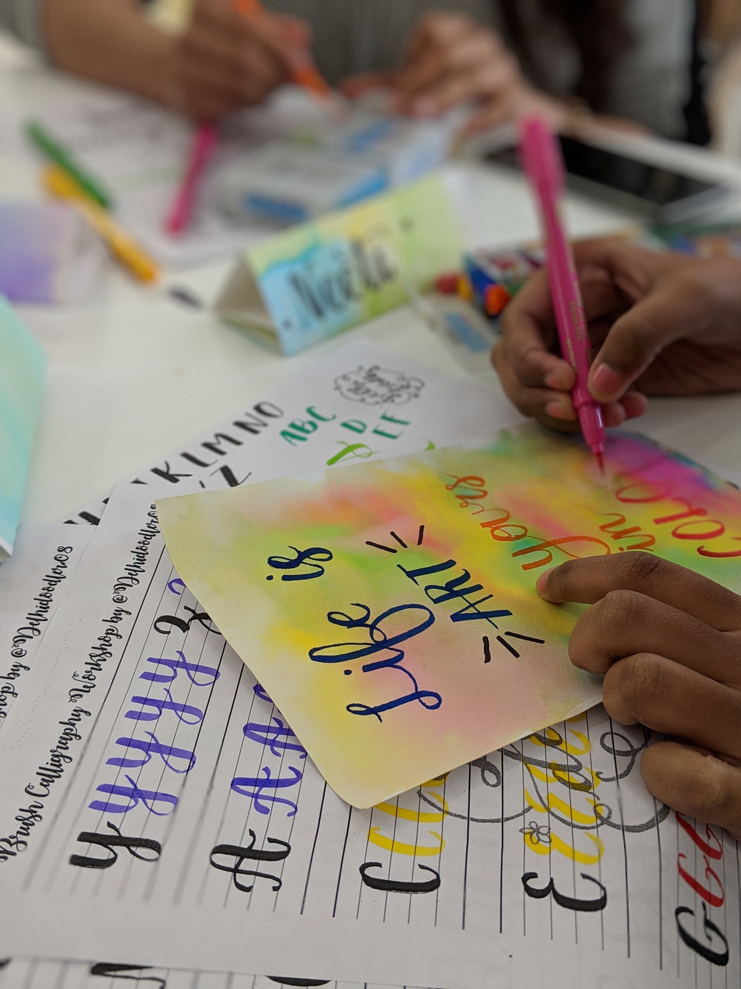 Brush Calligraphy Workshop- Gurugram