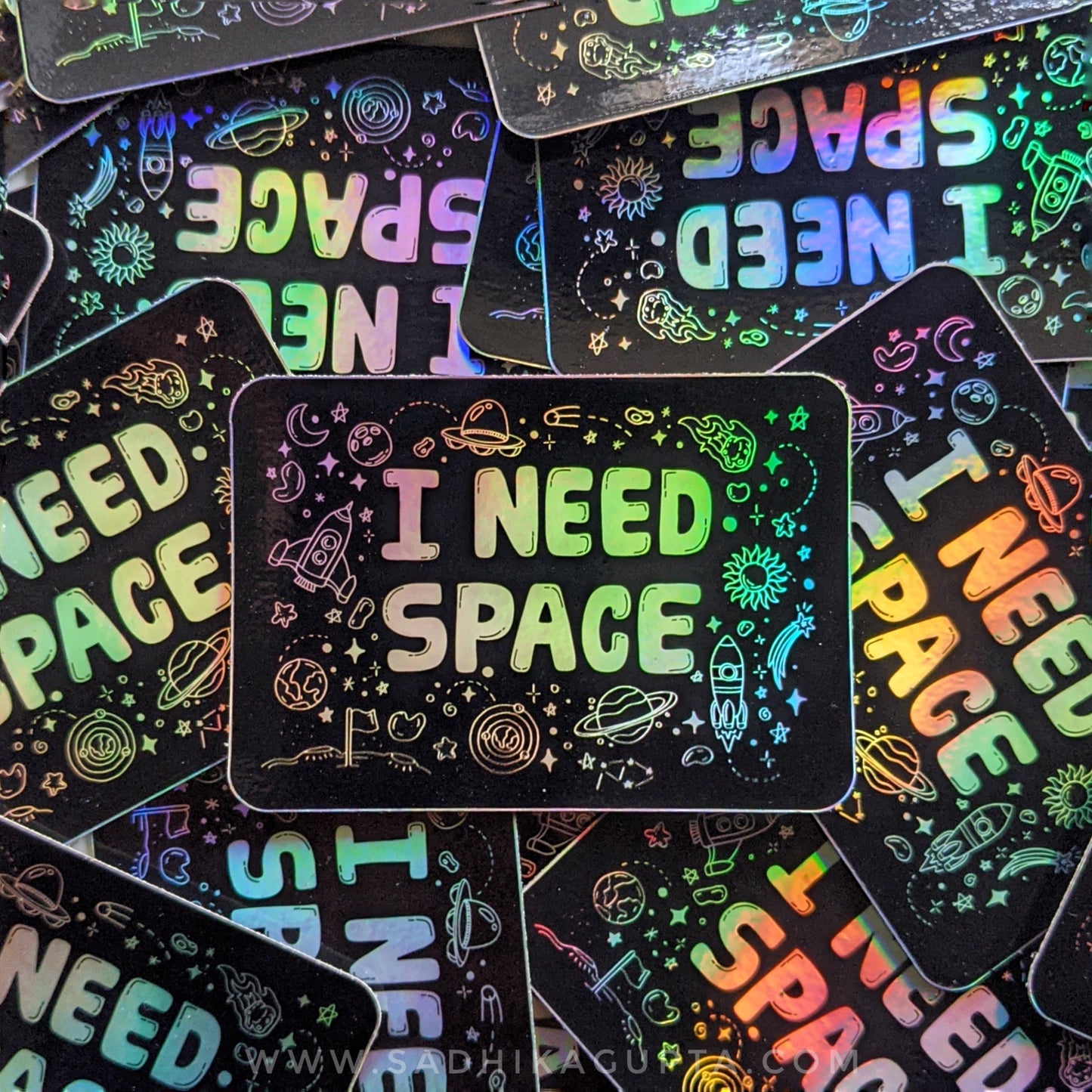 Holographic Sticker pack- Mood
