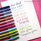 Pentel Brush Sign Pen - Set of 12 Pastels - Sadhika Gupta