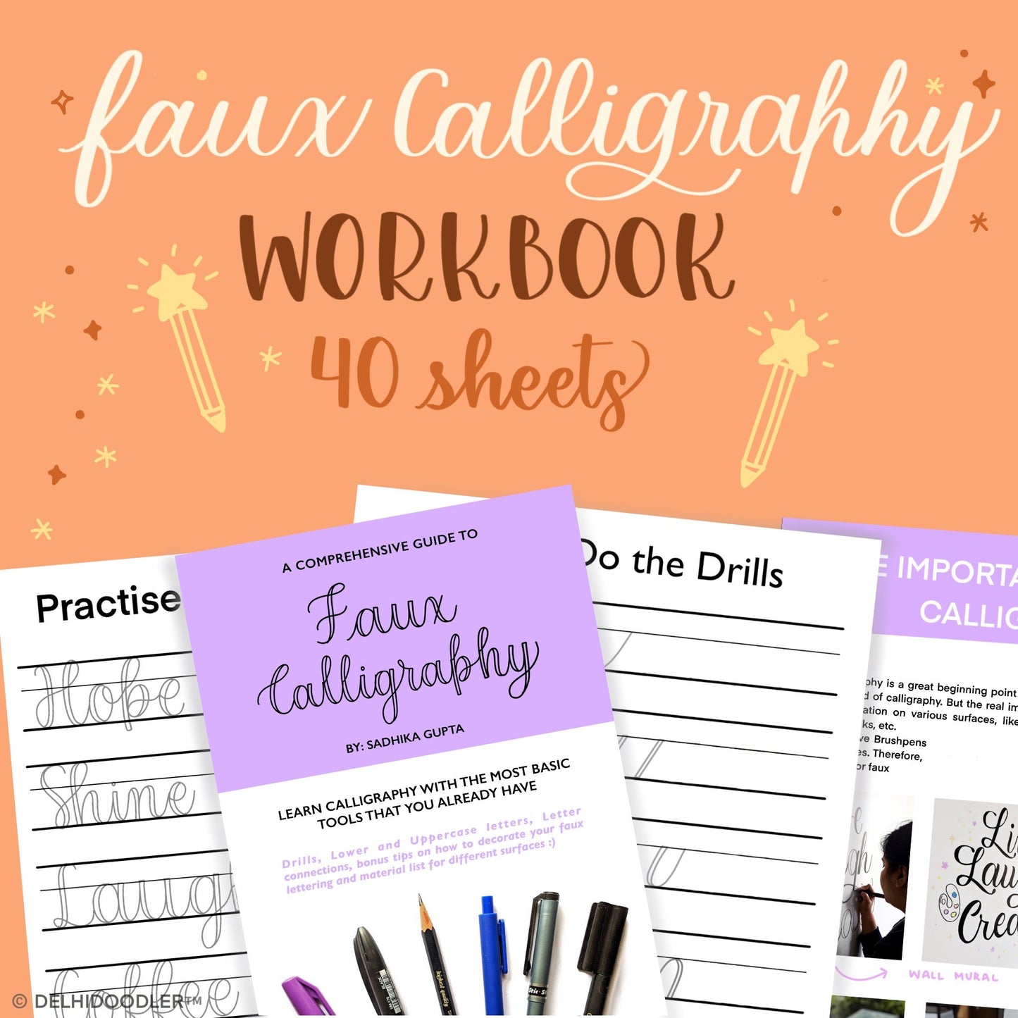 Faux Calligraphy Workbook